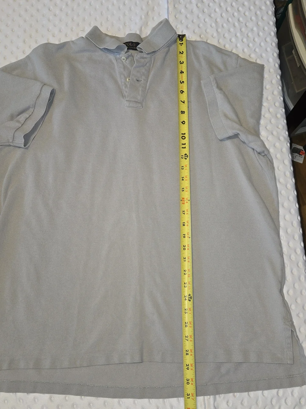 Polo by Ralph Lauren Pale Gray‎ Short-Sleeve Polo with Blue Pony